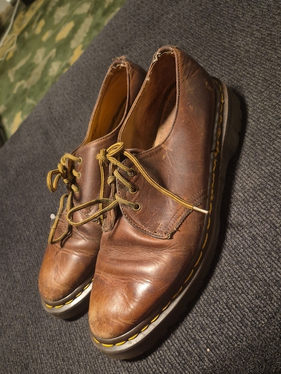 Dr. Martens Other - Dr. Martens Brown Leather 3-Eye Derby Shoes
